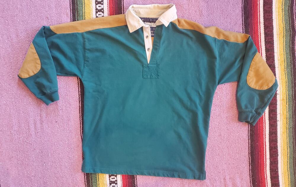 Rare Vintage QBC Promo NFL Long Sleeve Collared Shirt